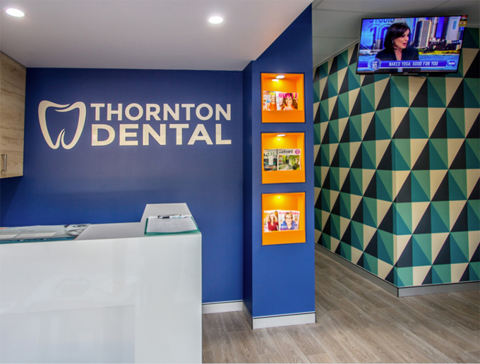 Reception at Thornton Dental Clinic